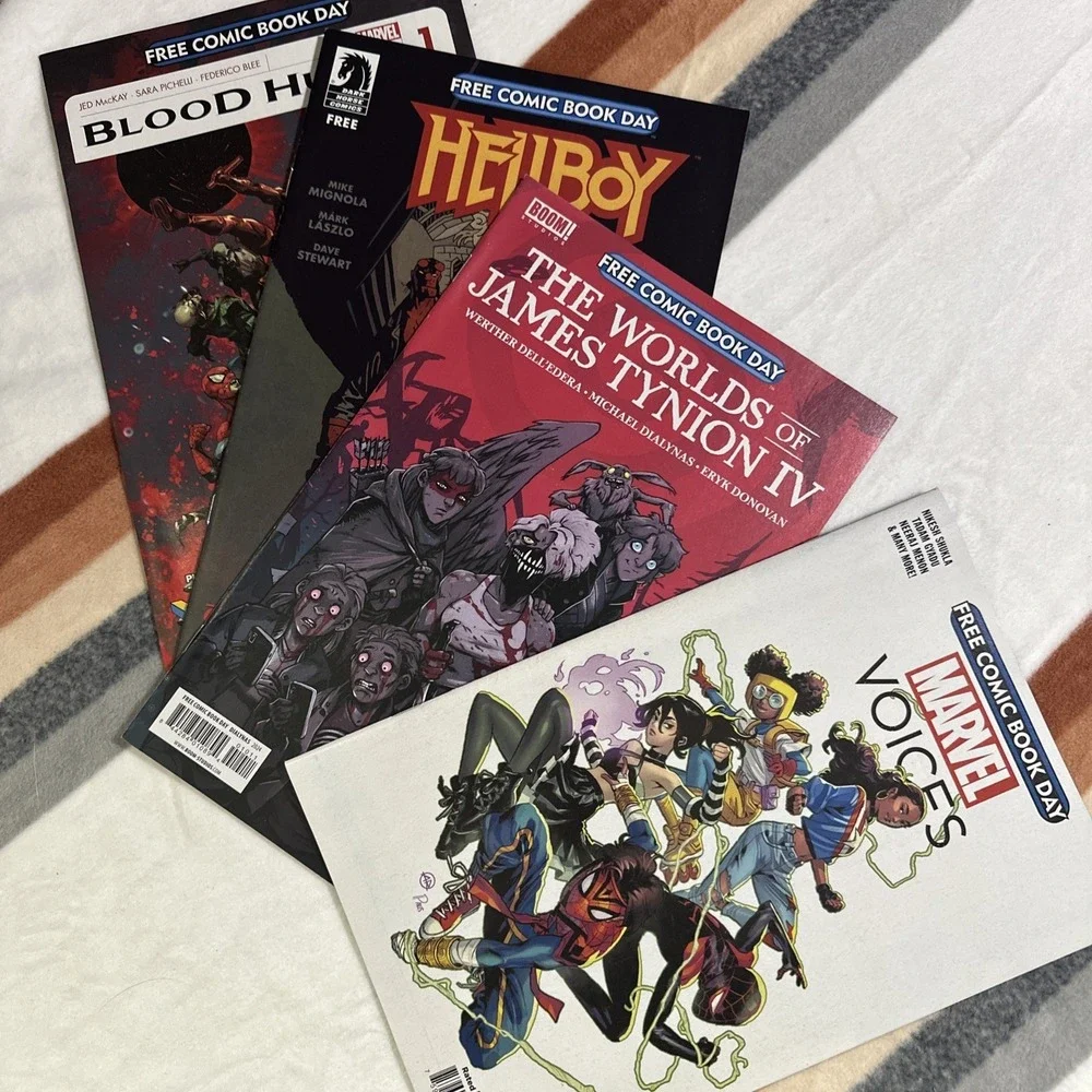 Comics Set Of 4. Marvel Voices -Worlds Of James Tynion - Hellboy-Blood Hunt !